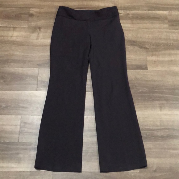 Express Dark Plum Editor Business Casual Bootcut Pants size 4R - Picture 2 of 11